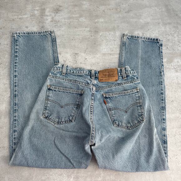 Vintage Levi’s 505 Light Wash Straight Leg Jeans Made in Puerto Rico W30 L30 - Picture 4 of 10